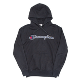 CHAMPION Mens Black Hoodie Pullover S