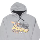 Train Mens Grey Hoodie Pullover XL