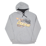 Train Mens Grey Hoodie Pullover XL