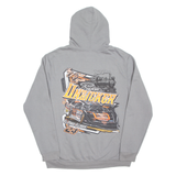 Train Mens Grey Hoodie Pullover XL