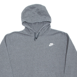 NIKE Womens Grey Hoodie Pullover L