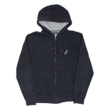 NAUTICA Womens Black Hoodie Full Zip S