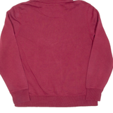 NIKE Womens Maroon Hoodie Pullover L