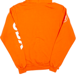 CHAMPION Womens Orange Hoodie Pullover S