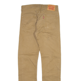 LEVI'S 513 Mens Trousers Beige Slim Straight W30 L32