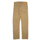 LEVI'S 513 Mens Trousers Beige Slim Straight W30 L32