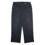 DICKIES Mens Trousers Black Regular Straight W38 L30