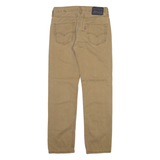 LEVI'S 514 Mens Trousers Beige Slim Straight W29 L32