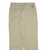 DICKIES Mens Trousers Beige Regular Straight W34 L32
