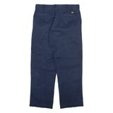 DICKIES 874 Workwear Mens Trousers Blue Regular Straight W32 L28