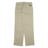 DICKIES Mens Trousers Beige Slim Straight W30 L30