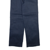 DICKIES Mens Trousers Blue Regular Straight W34 L32