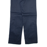DICKIES Mens Trousers Blue Regular Straight W34 L32