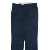 DICKIES 776f Womens Trousers Blue Regular Straight W32 L31