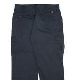 DICKIES Cargo Mens Trousers Grey Relaxed Straight W38 L32