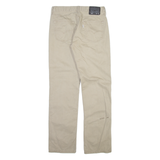 LEVI'S 514 Mens Trousers Beige Slim Straight W30 L32
