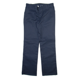 DICKIES Womens Trousers Blue Regular Straight W32 L32