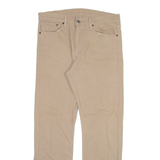 LEVI'S 513 Mens Trousers Beige Slim Straight W34 L30