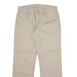 LEVI'S 559 Mens Trousers Beige Relaxed Straight W34 L31