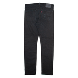 LEVI'S 510 Mens Trousers Black Regular Tapered W32 L32