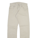 LEVI'S 514 Mens Trousers Beige Slim Straight W30 L32