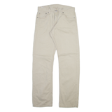 LEVI'S 514 Mens Trousers Beige Slim Straight W30 L32