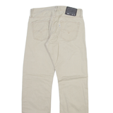 LEVI'S 514 Mens Trousers Beige Slim Straight W30 L32