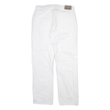 NAUTICA Mens Trousers White Regular Straight W30 L30