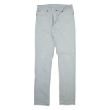 LEVI'S 510 Mens Trousers Grey Slim Tapered W32 L32