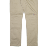 DICKIES Mens Trousers Beige Slim Straight W32 L32