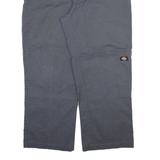 DICKIES Mens Trousers Grey Relaxed Straight W40 L28
