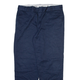 DICKIES 874 Workwear Mens Trousers Blue Regular Straight W40 L32