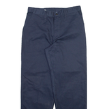 DICKIES Mens Trousers Blue Regular Straight W32 L30