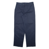DICKIES Mens Trousers Blue Regular Straight W32 L30