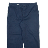 DICKIES Mens Trousers Blue Regular Straight W37 L29