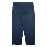 DICKIES Mens Trousers Blue Regular Straight W37 L29