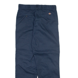 DICKIES 874 Workwear Mens Trousers Blue Regular Straight W32 L30