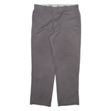 DICKIES 874 Workwear Mens Trousers Grey Regular Straight W38 L32