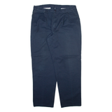 DICKIES Mens Trousers Blue Relaxed Straight W38 L32