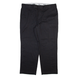 DICKIES 874 Workwear Mens Trousers Black Regular Straight W40 L28