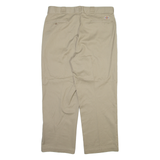 DICKIES Mens Trousers Beige Regular Straight W36 L28