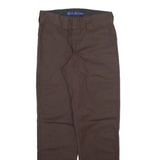 DICKIES Mens Trousers Brown Slim Tapered W28 L29