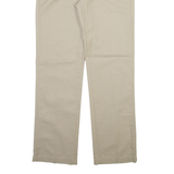 DICKIES Womens Trousers Beige Slim Straight W30 L31