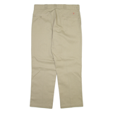 DICKIES 874 Workwear Mens Trousers Beige Regular Straight W38 L30