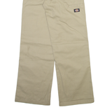 DICKIES Mens Trousers Beige Loose Straight W28 L29
