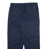 DICKIES Mens Trousers Blue Regular Straight W36 L29