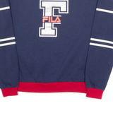 FILA Mens Sweatshirt Blue Crew Neck M