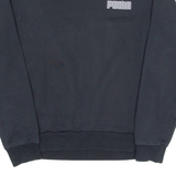 PUMA Mens Sweatshirt Black Crew Neck S