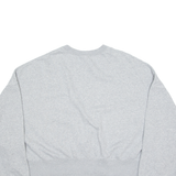 NIKE Cropped Womens Sweatshirt Grey Crew Neck XL