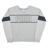 PUMA Womens Sweatshirt Grey Crew Neck UK 12